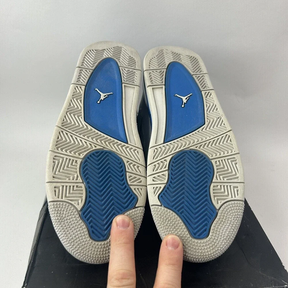 Nike Shoes Air Jordan 4 Retro GS “Military Blue” 2024 - Picture 7 of 10